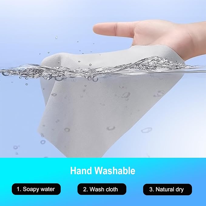 2 Pack Microfiber Liner Cleaning Cloth Screen Keyboard Imprint Protection for MacBook Neo/Pro/AIR 13" 14" (2018-2026), Compatible MacBook Neo 13/MacBook Air 13 M4 M3 M2 M1/MacBook Pro 14 (M5- M1) - Image 8