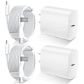 Phone 17 16 15 Charger Fast Charging Type C Chargers USB C Fast Charger Block & Phones 17 Charger Cord 6.6FT Long USB C Charging Cable for i.Phone 17/17 Pro/17 Pro Max/Air/Phone 16 15 Pro Max,White by DiHines