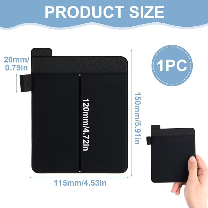 Pocket Pouch for Laptop, Portable Adhesive Laptop Pouch Compatible for SanDisk 4TB SSD, Mouse, USB Cable, Hard Drive Bag for Travelers Tech-Savvy Professionals Students Digital Nomads Remote Workers - Image 4