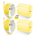 Phone 14 13 12 11 Fast Charger,10FT Long Phone Chargers Fast Charging Lightning Cable with 20W USB C Charger Block for Phone 14/14 Pro Max/13/13 Pro Max/12/12 Pro Max/11/11Pro/XS/Max/XR/X,Pad,Yellow by DiHines