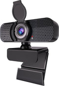4K Webcam with Autofocus & Tripod, Camera for PC Laptop with Dual Microphone, USB Computer Camera with Low Light Correction, Auto White Balance, Video Camera for Streaming, Meetings, Office, Zoom by kemeiv