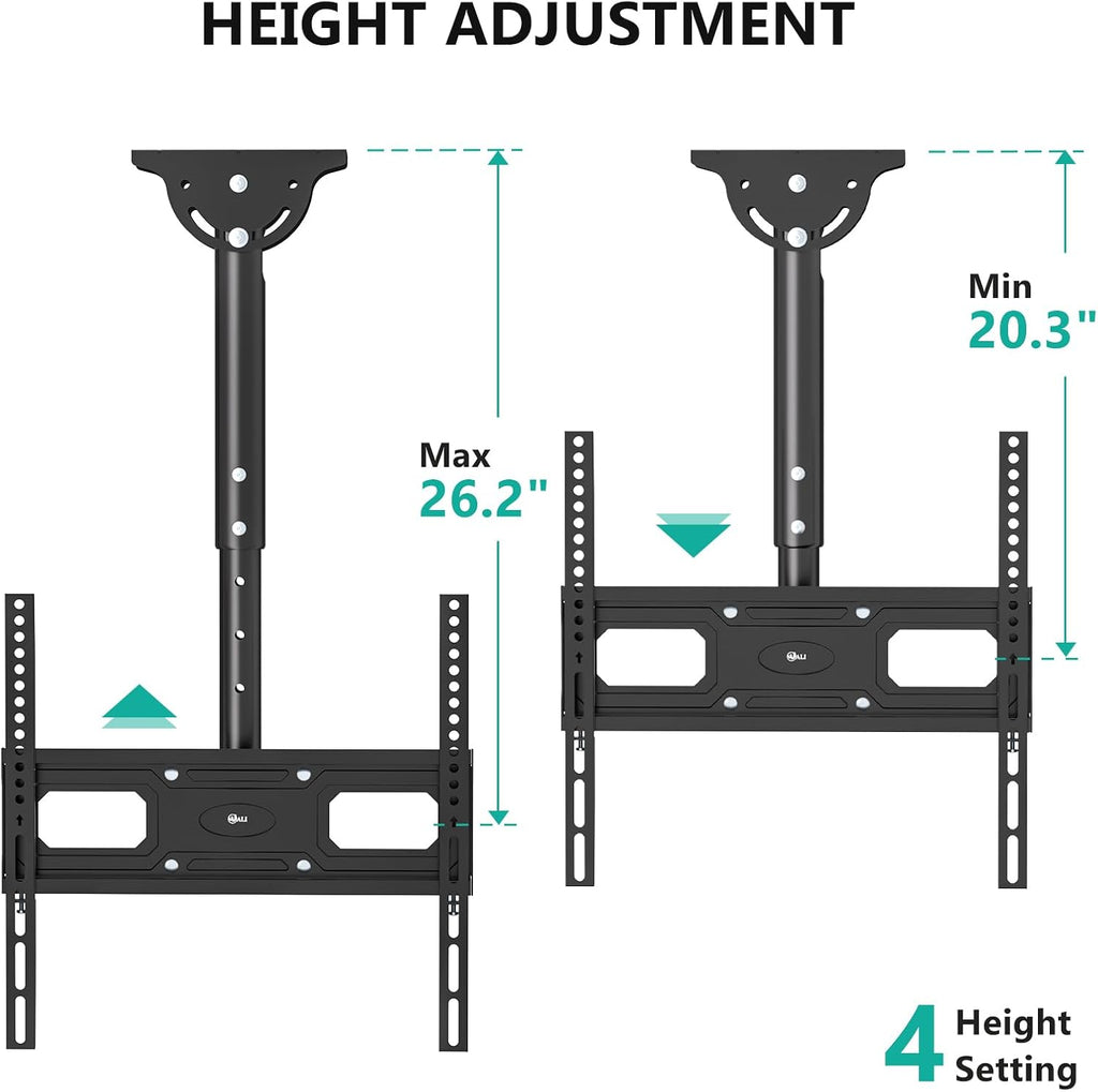 WALI Ceiling TV Mount for Most 26-65 inch LCD LED OLED 4K TVs, up to 99 lbs - Image 3