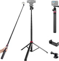 80'' Webcam Floor Tripod Stand Holder for Logitech C920x/MX Brio 4K/C922x/C930e/Brio 501/StreamCam Webcams/iPhone 17 16 15 14/Samsung S26 S25 S24 S23 Smartphone,Compatible with Gopro Action Cameras by AcetakenMount