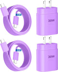 Phone 17 16 15 Charger Fast Charging,30W USB C Phone 17 16 15 Pro Max Charger Block &6.6FT Long Type C Cable Cord for i.Phone 17/Air/17 Pro/17 Pro Max/16/16 Plus/16Pro/16 Pro Max/15/15 Pro Max,Purple by DiHines