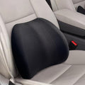 Really Plush Lumbar Support Pillow for Car Seat, Lower Back Support Pillow | 100% Memory Foam Lumbar Pillow - Breathable Removable Cover & Ergonomic Design, Back Pillow for Back Pain Relief(Black, 1PC) by SPRFUFLY