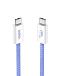 Belkin USB C to USB C 60W Braided Cable 3.3ft iPhone Charger Cord | iPhone 15/16/17, Samsung Galaxy S26, Pixel 10, Airpods, iPad, Nintendo Switch 2, MacBook, Steam Deck, Travel, Chromebook by Unknown