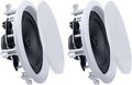 VEVOR in Ceiling Speakers, 8", in-Ceiling & in-Wall Speaker System, Hi-Fi Sound, 150W Peak, 2-Way Flush Mount Speakers, for Damp Humid Placement, Home Theater, Living Room, or Covered Patio, 1 Pair by VEVOR