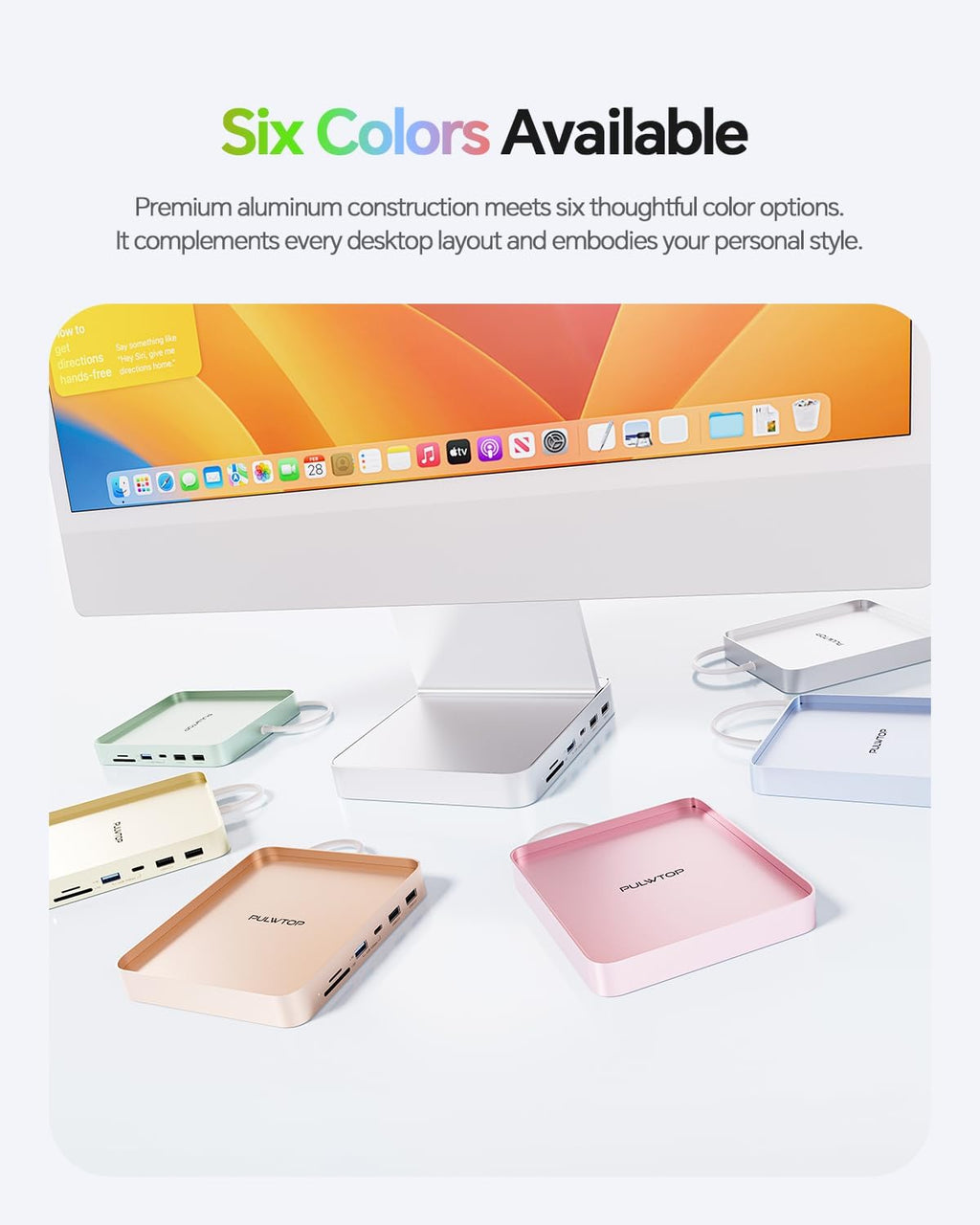 USB C HUB for iMac 24 inch 2024 M4 with M.2 4TB SSD NVMe Enclosure - Image 7
