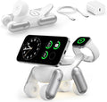 3 in 1 Charging Station for Apple Devices, Magnetic Wireless Fast Charger Stand Compatible with MagSafe for iPhone 17/16/15/14/13/12/Air Series, Apple Watch & Airpods by Bolvunes