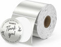MUNBYN 2" Round Holographic Thermal Labels, 400 Sheets/1 Roll by MUNBYN