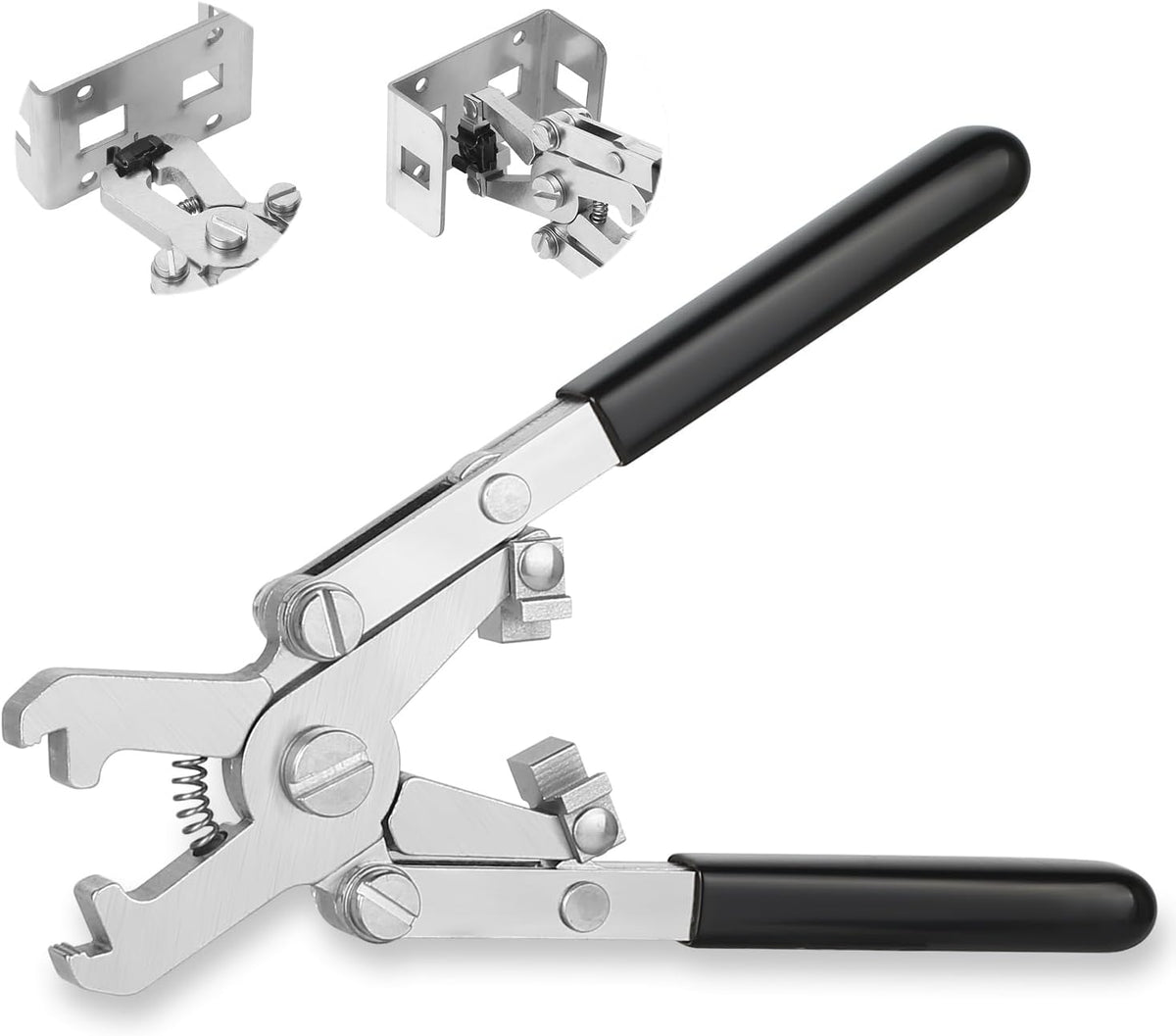 Rotable Cage Nut Tool, Cage Nut Insertion/Removal Tool on The Front, Side and Top for IT and Data Center Rack Deployment, Cabinet, Patch Panel, Server Shelves Fixing, for Cage Nut of M4 M5 M6 M8 M10 by GuanDaooL
