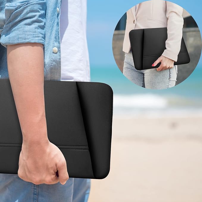 Laptop Sleeve, 14 inch Shockproof Laptop Case for Apple MacBook Pro 2026 | Laptop Bag 13 Inch, Upgrade Protective Computer Cover Compatible for 13.3 14 inch MacBook Pro 2024, MacBook Air, Black - Image 6