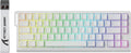 ATTACK SHARK X68HE RT Mechanical Gaming Keyboard 60% Wired TKL-WhiteContour | Adjustable Actuation,Hall Effect Magnetic Switch,8KHz Polling Rate,RGB Backlit,Top Mount,Side Printed Keycap for PC Mac Gamer by ATTACKSHARK