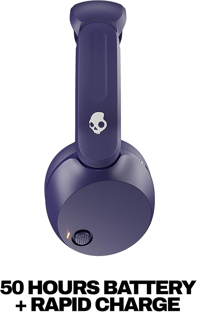 Skullcandy Icon 180 Wireless On-Ear Bluetooth Headphones - Future | 50 Hours Battery, Lightweight and Travel Ready, Secure Fit, Sweat and Water Resistant, Microphone iPhone Android, Foldable - Image 2
