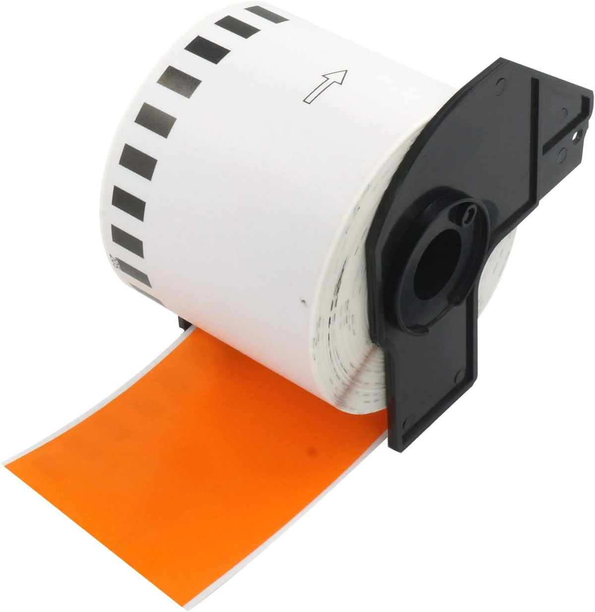 BETCKEY Replace for Brother DK-2205 2.4 in x 100 ft Orange Labels[1 Roll] by BETCKEY