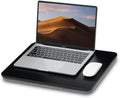 ZEAPTAC Portable Lap Laptop Desk with Pillow Cushion, Fits up to 15.6 inch Laptop, Lap Stand for Bed & Couch & Carpet, Book Tablet/Drawing Board/Computer Laptop Stand - Black by ZEAPTAC