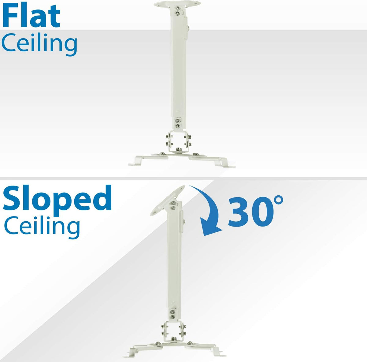 Mount-It! Ceiling Projector Mount, Adjustable 14.5-21.5", 30 lbs - Image 9