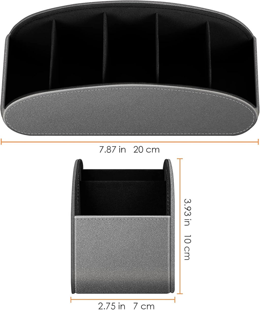 FINTIE Remote Control Holder with 13 Compartments Vegan Leather - Image 6