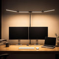 LED Desk Lamps for Home Office, Adjustable Swing Arm Desk Lamp with Clamp | Gooseneck Tall Clip on Desk Light for Sewing,Reading,Draw,Workbench,Study,Puzzle,Craft,Monitor,Architect,Computer,Task by KARY