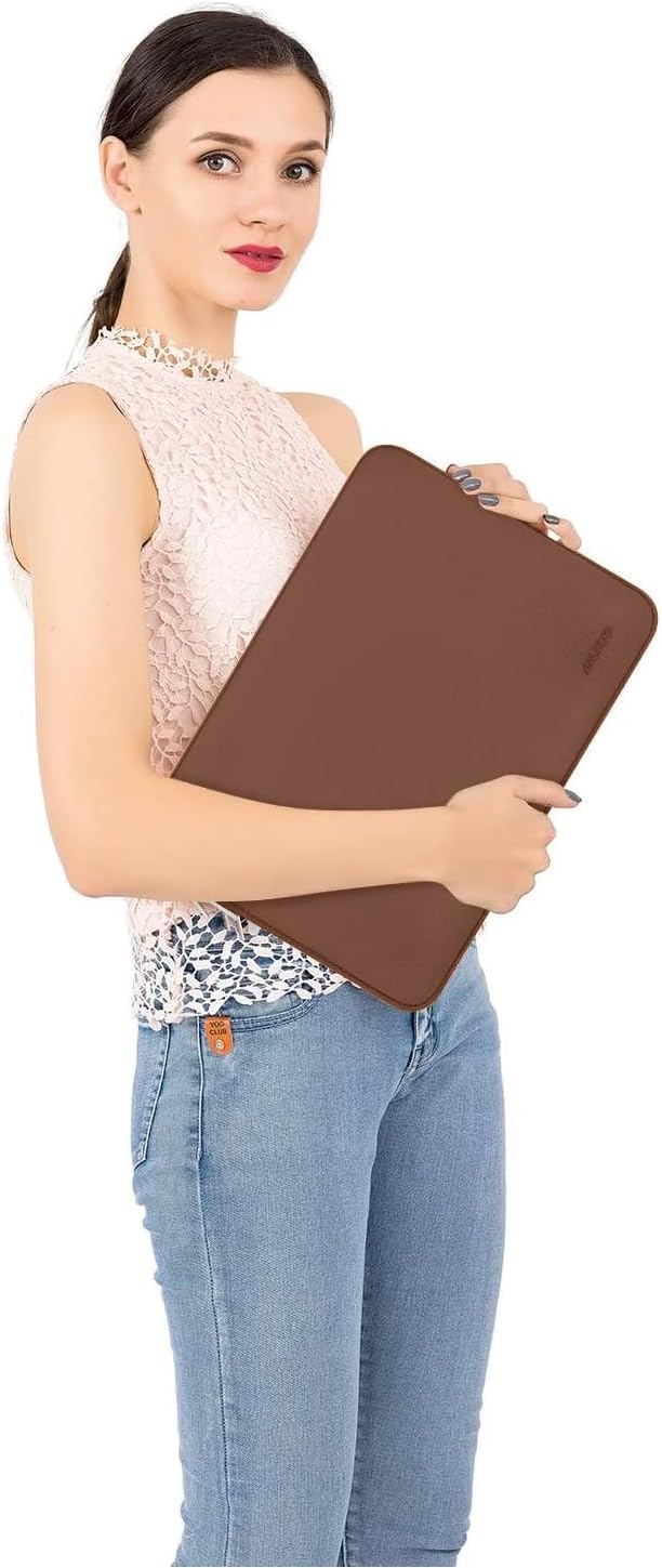 MOSISO Laptop Case 13 inch, 13 inch Laptop Sleeve with Small Case | Compatible with MacBook Neo / Air M5 M4 M3 M2 M1 2026-2018 / Pro M2 M1 2026-2016, Neoprene Computer Sleeve Bag, Caramel Brown - Image 6