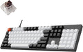 Keychron C2 Full Size 104 Keys Wired Mechanical Gaming Keyboard for Mac Layout, Gateron G Pro Brown Switch/White LED Backlight/Double Shot ABS Keycaps/USB C Computer Keyboard for Windows Laptop by Keychron