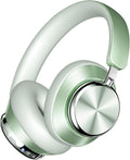 Wentronic Y03 Bluetooth Headphones Wireless Active Noise Cancelling Over Ear Headphones 48 Hours Playtime High Sound Quality 6 EQ Music Mode Headphones with Soft Ear Cushion - Green by Wentronic