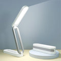 Giryuhd LED Desk Lamp for Office Home & Battery Operated Lamp Rechargeable Lamp Foldable & Portable Light, LED Desk Light Strip, 3 Brightness Dimmable Small Desk Lamp Wireless Reading Lamp (White) by Giryuhd
