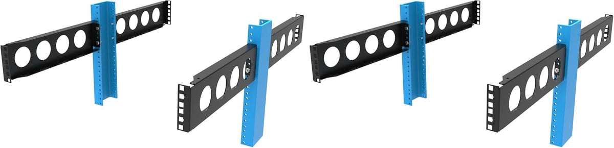 2U 2Post Server Rack Depth Extender Conversion Kit (Pack of 2) by JINGCHENGMEI