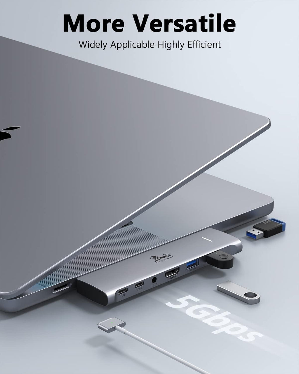 USB C Hub for MacBook Pro, Multiport Adapter MacBook Accessories - Image 7