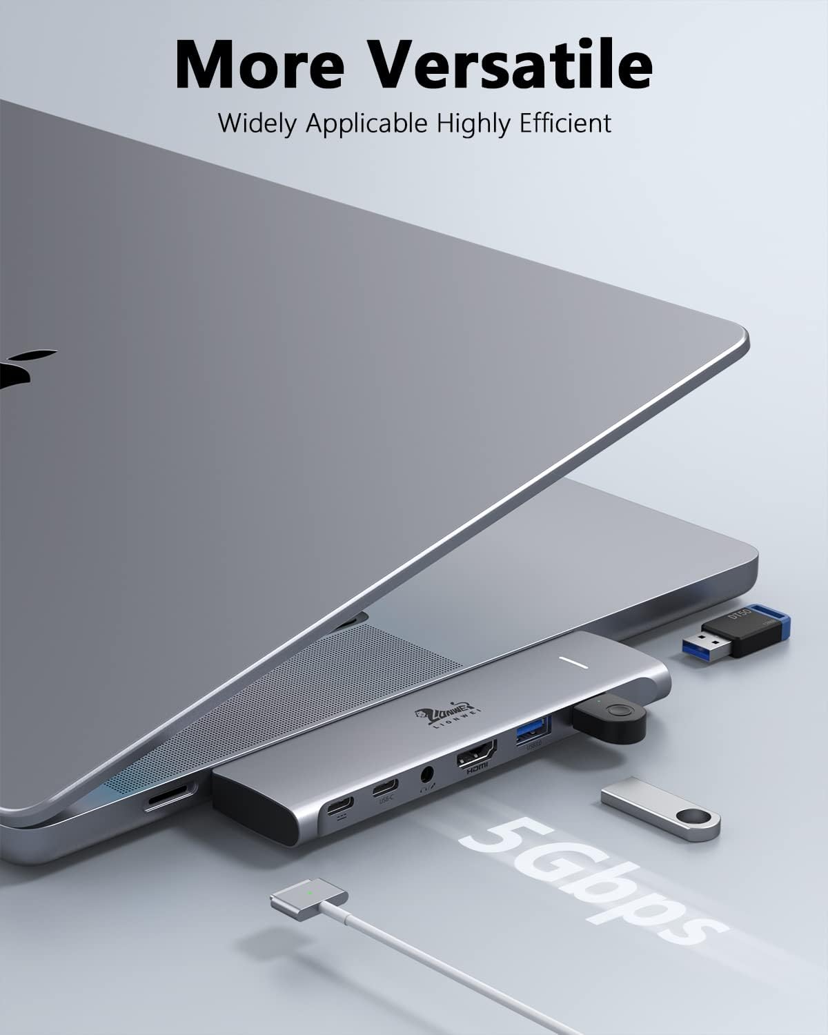 USB C Hub for MacBook Pro, Multiport Adapter MacBook Accessories - Image 7