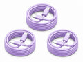 chcela 60W USB C to C Cable 3 Pack 6FT PD 3.0 Fast Charging Cord -Purple | Reliable 60W PD 3.0 USB-C cables support fast charging and data sync for iPhone 17, Galaxy S26,MacBook Air/Pro and iPad Pro by chcela