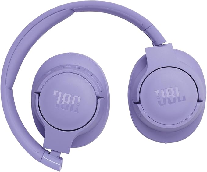 JBL TUNE 770NC - Adaptive Noise Cancelling with Smart Ambient Wireless Over-Ear Headphones, Bluetooth 5.3, Up to 70H battery life with speed charge, Lightweight, comfortable & foldable design (Purple) - Image 7