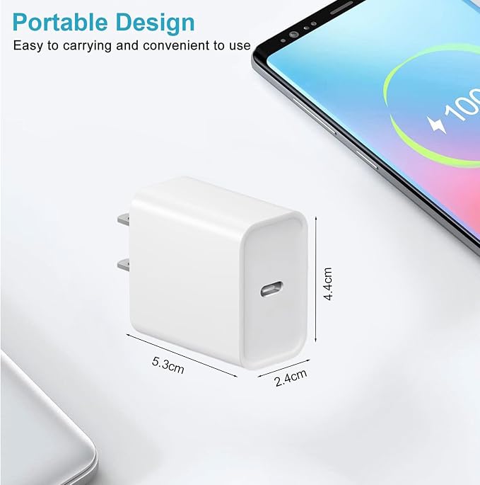 iPhone 17 16 15 Charger: Fast Charging Type C Chargers USB C Charger | 2 Pack Cable for iPhone 17/17Pro Max 16/16 Plus/16 Pro/16 Pro Max/iPhone - Image 5