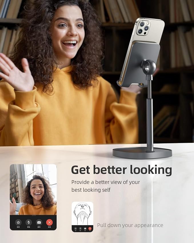 LISEN Cell Phone Stand Phone Holder for Desk, Gaming for Nintendo Switch - Image 3