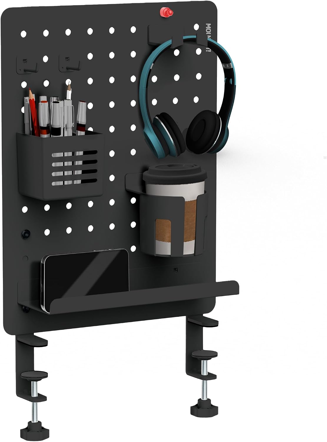 Mount-It! Clamp-On Magnetic Pegboard Organizer, 16.5x15.9 by Mount-It!