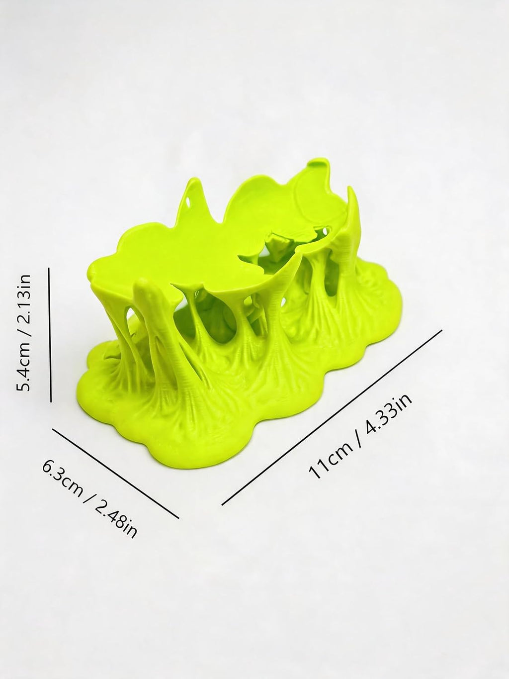 Melting Controller Holder Stand, Pink, Unique Gaming Desk Organizer compatible with Xbox and PS5 Controllers, Fun Decorative Display (Bright green, compatible with PS5 controller version) - Image 2