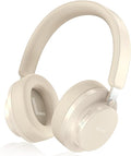Noise Cancelling Headphones Wireless Bluetooth, Over Ear Headphones Bluetooth with Microphone, Cancelling Wireless Headphone Over Ear, 65h Playtime, Clear Calls, Comfort Fit For Travel (Beige) by TSYUCXH