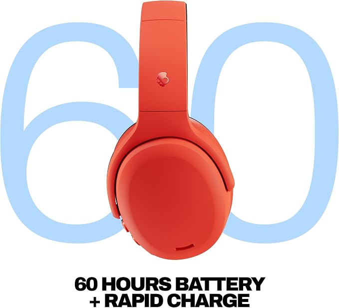 Skullcandy Crusher ANC 2 Noise Cancelling Wireless Headphones - Plasma | Multi-Sensory Crusher Bass, Over-Ear Fit, Bluetooth, 60 Hours Battery, Working Out, Gym, Travel, Studying, Music, Gaming - Image 3