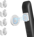 Magnetic Remote Control Holder Wall Mount, 4 Pack Upgrade Remote Control Organizers Storage Self-Adhesive TV Remote Control Caddy for Back of TV White by YYILIS