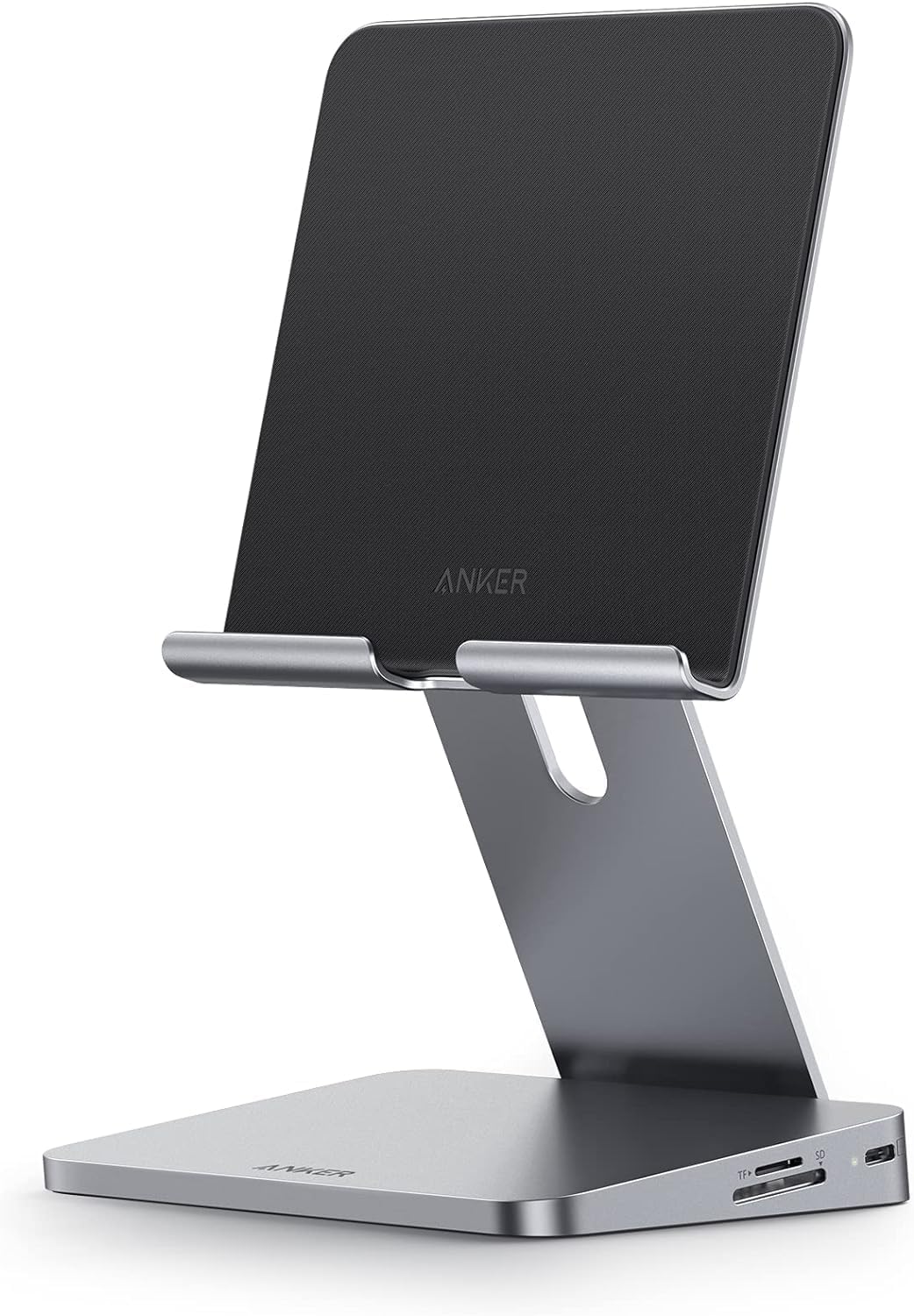 Anker USB C Hub for iPad, 551 USB-C Hub (8-in-1), with Foldable Tablet Stand, iPad Pro Dock, 4K HDMI, 2 USB-A Data Ports, for iPad Pro 5th Gen/iPad Air 5th Gen/iPad mini 6th and Later (Silver) by Anker