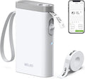 Nelko P21 Label Maker Machine with Tape, Bluetooth Label Printer, White by Nelko