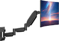 Long Arm Monitor Wall Mount for Max 32 inch Computer Screen, Extra Long Adjustable Single Wall Mount Monitor Arm, Full Motion Vesa Wall Bracket 100x100, Hold up to 17.6lbs, Black by ERGOFOCUS