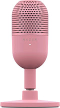 Razer Seiren V3 Mini USB Microphone, Supercardioid Condenser Mic, Pink | Tap-to-Mute Sensor with LED Indicator, Shock Absorber, Ultra Compact, Works with OBS, Discord, Zoom, Teams by Unknown