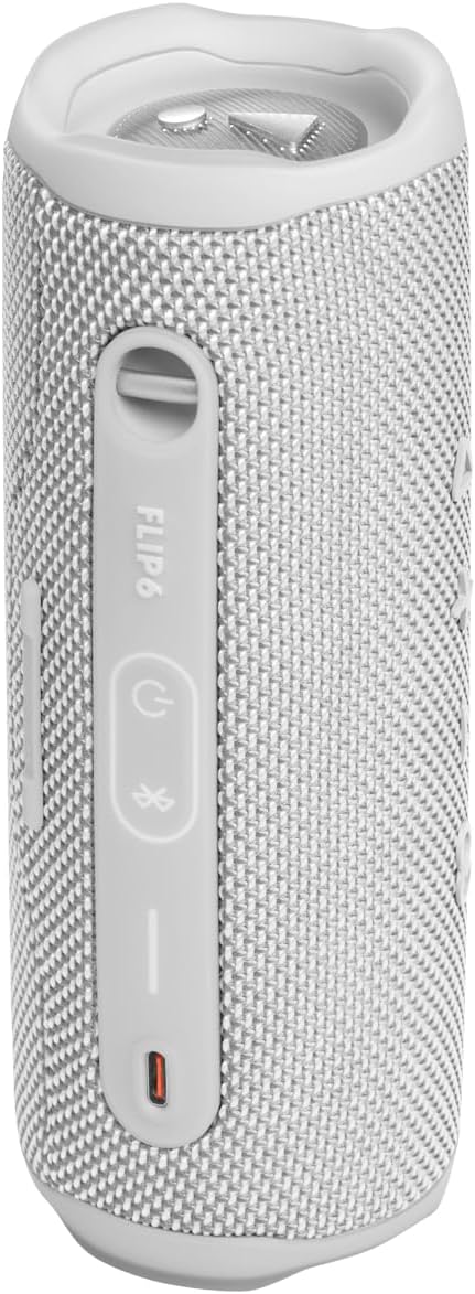 JBL Flip 6 - Portable Waterproof Speaker - White | Louder, more powerful sound, IP67 waterproof and dustproof, 12 Hours of Playtime, Bold design - Image 8