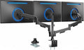 VIVO Triple Monitor Stand, Fully Adjustable Arms for 17 to 27 inch Screens, Mechanical Articulating Desk Mount, Gaming and Office Setups, VESA 75x75, 100x100, Max 19.8 lbs, Classic, Black, STAND-V003O by Unknown