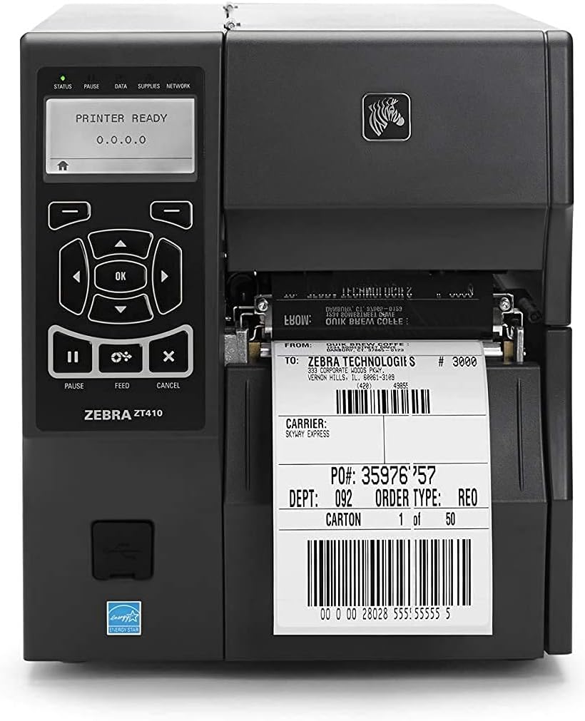 4"x 6" Multipurpose Direct Thermal Labels 3" Core Compatible for Zebra Industrial Printers Adhesive & Perforated (2 Rolls, 1000 Labels/Roll) - Image 5