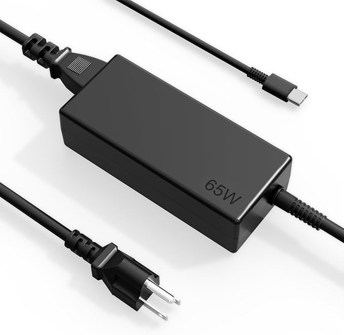 NELEBUTO 65W USB C Laptop Charger Universal Adapter | Compatible with HP Chromebook Lenovo Thinkpad/Yoga Dell Asus Acer Samsung Google Series Type C Power Cord by NELEBUTO