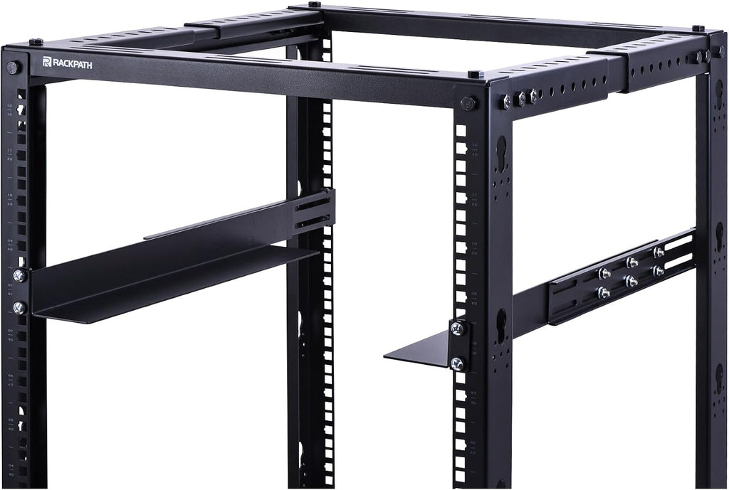 1U 4-Post Server Rack Rail, 20.2-32 Inch Adjustable Depth - 110lbs Capacity - Image 6