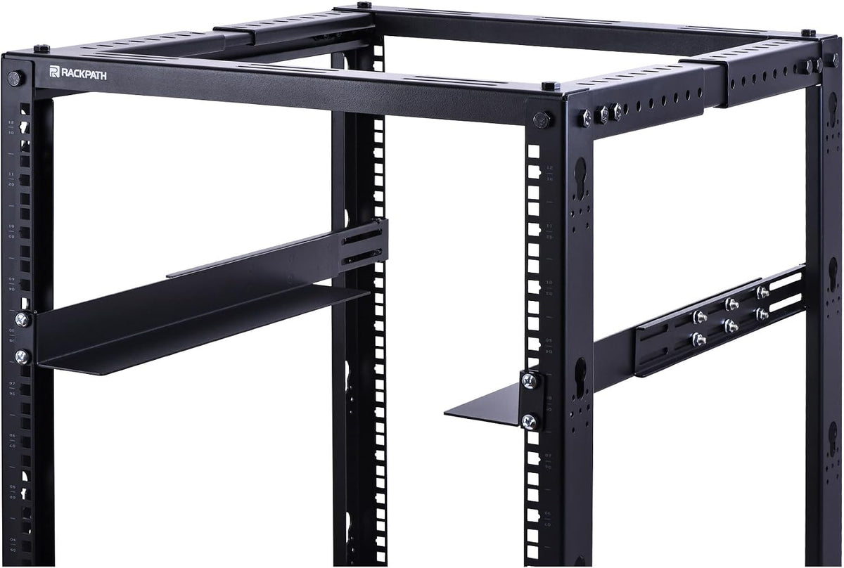 1U 4-Post Server Rack Rail, 20.2-32 Inch Adjustable Depth - 110lbs Capacity - Image 6