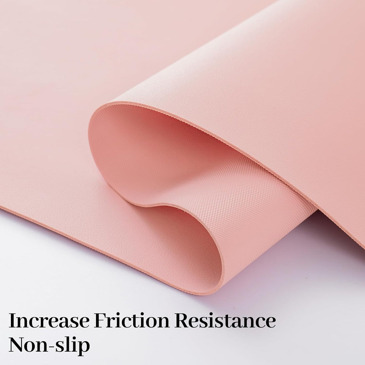 Leather Desk Pad Mat, Large Pink Desk Mat, 47.2" x 16.9" - Image 7